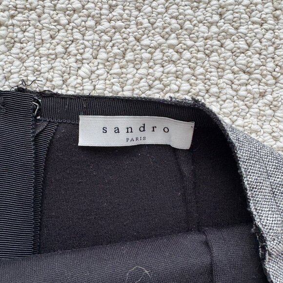Sandro Wool Mini Skirt - Picture 4 of 5